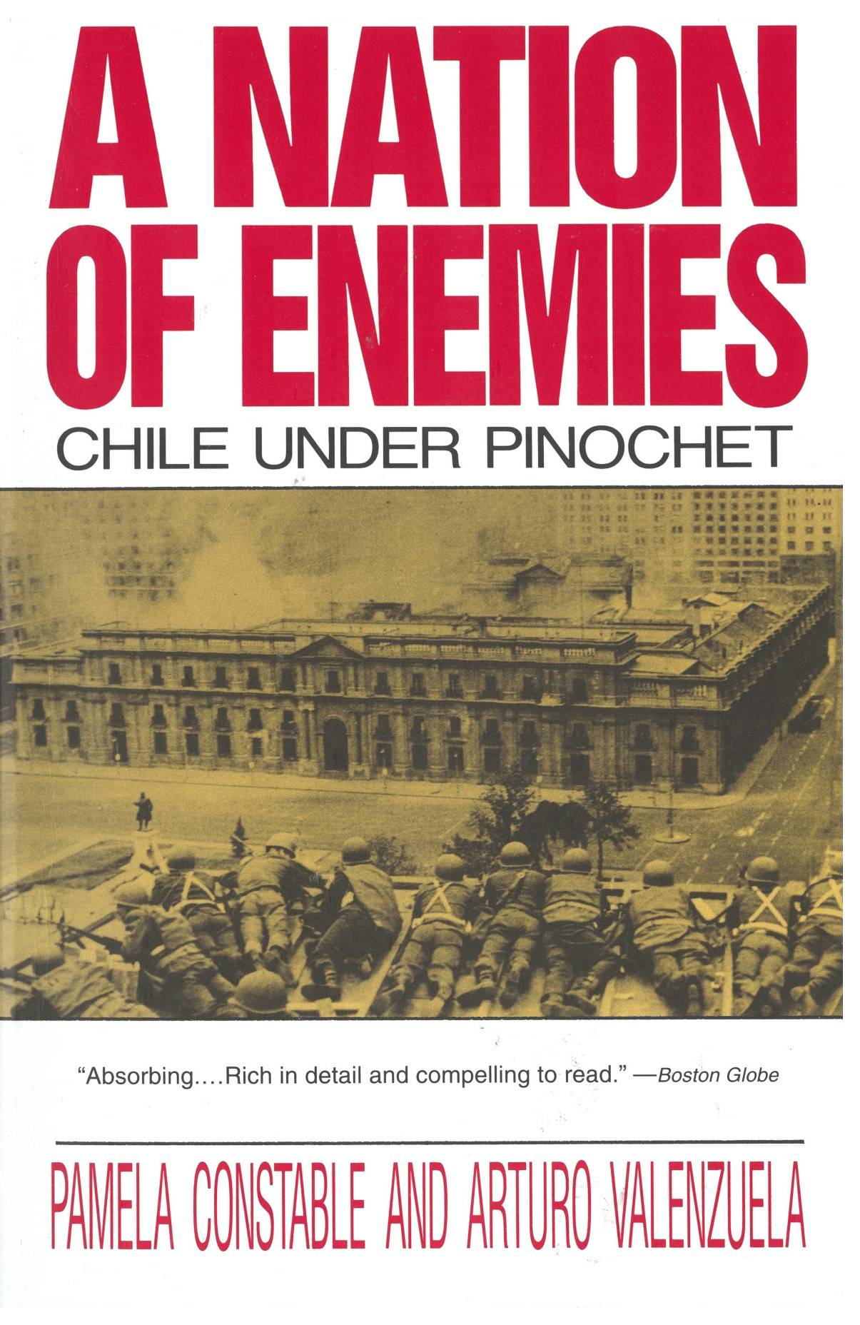 book titled A Nation of Enemies: Chile Under Pinochet